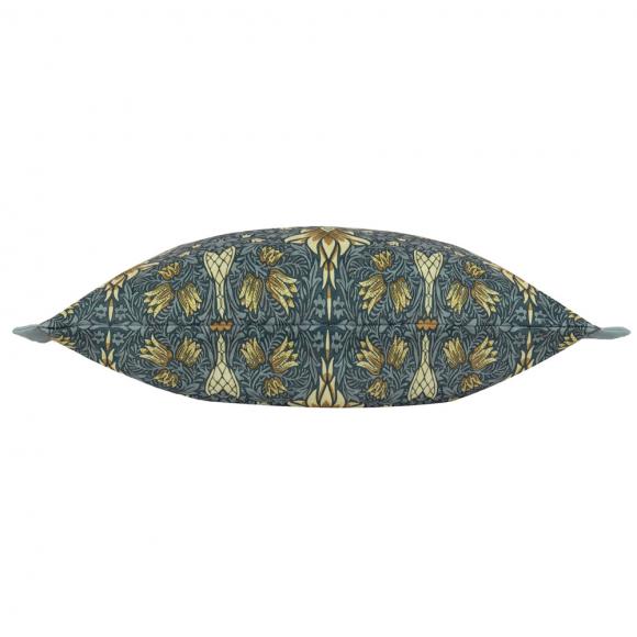The Original Morris & Co Snakeshead Outdoor Cushion Indigo / Stone