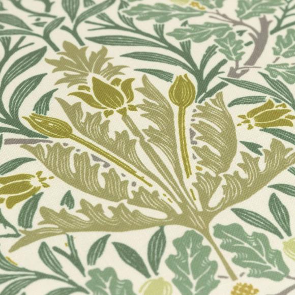 The Original Morris & Co Acorn Outdoor Cushion Sage / Sunflower