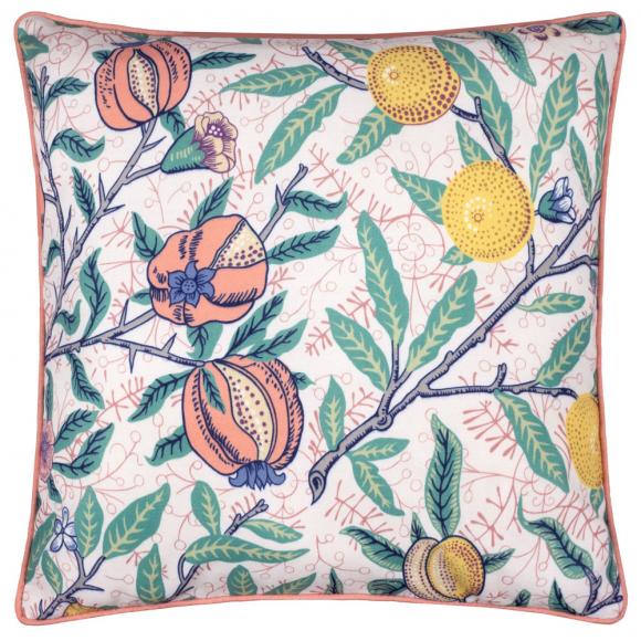The Original Morris & Co Fruits Outdoor Cushion Coral / Lemon