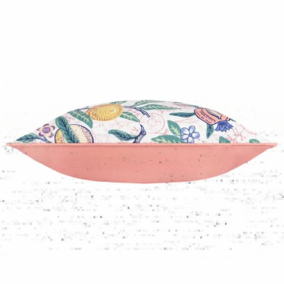The Original Morris & Co Fruits Outdoor Cushion Coral / Lemon