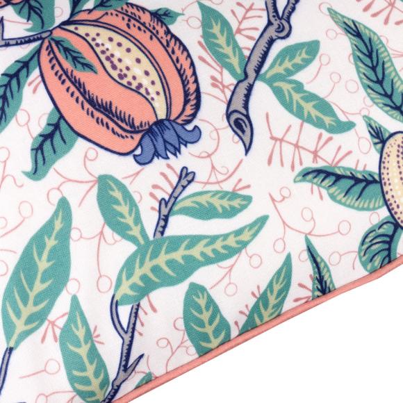 The Original Morris & Co Fruits Outdoor Cushion Coral / Lemon