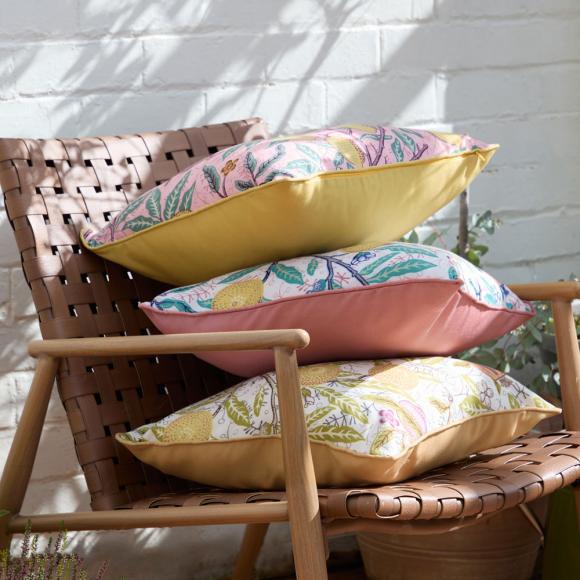 The Original Morris & Co Fruits Outdoor Cushion Lemon / Lime