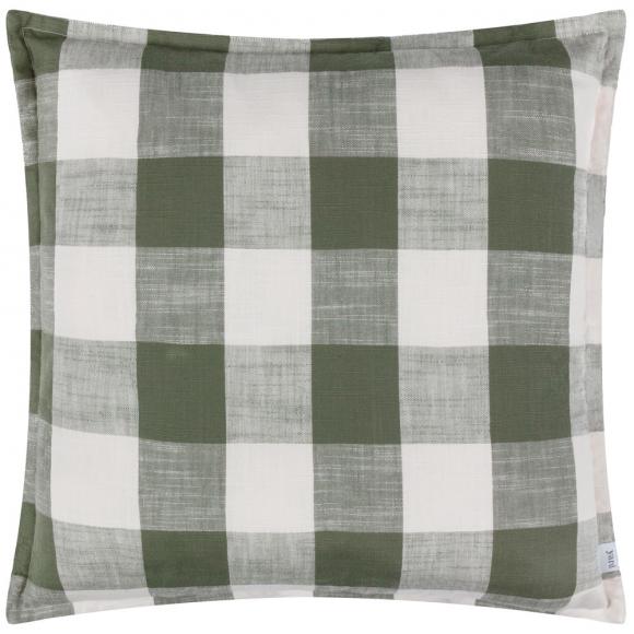 Yard Chesil Check Outdoor Filled Cushion Moss