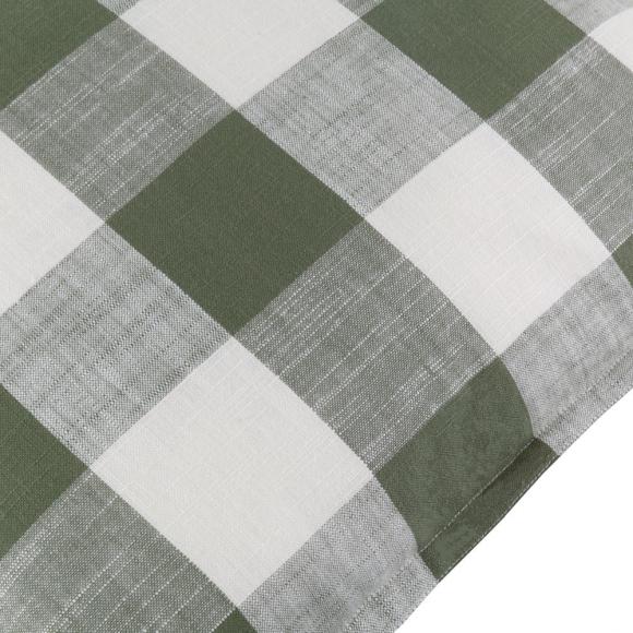 Yard Chesil Check Outdoor Filled Cushion Moss