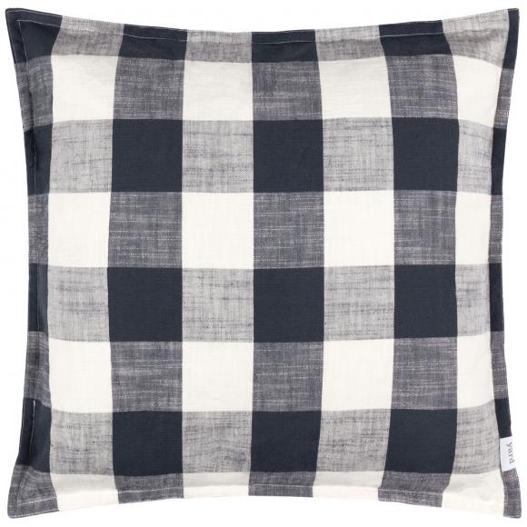 Yard Chesil Check Outdoor Filled Cushion Navy