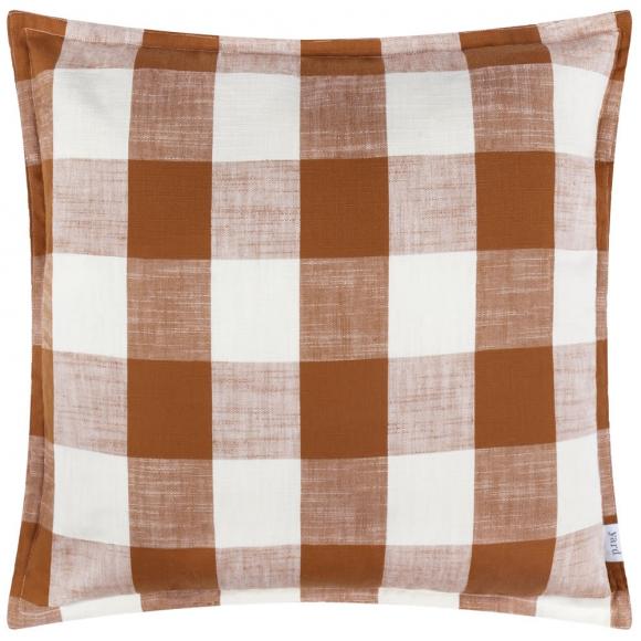 Yard Chesil Check Outdoor Filled Cushion Pecan