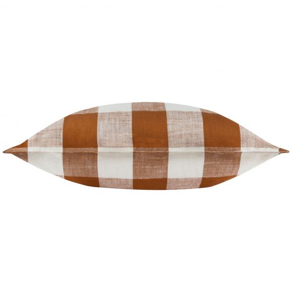 Yard Chesil Check Outdoor Filled Cushion Pecan
