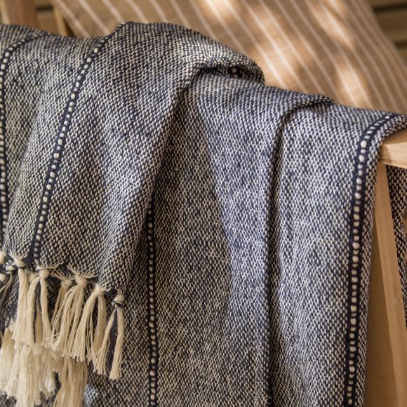 Yard Hedon Outdoor Throw Navy