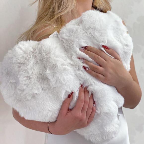 Blumarine Diamant Faux-Fur Cushions