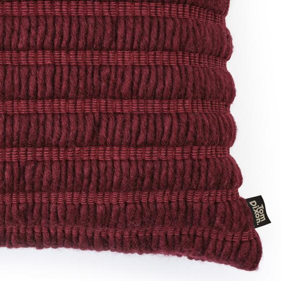 Tom Dixon Ridge Cushion Burgundy
