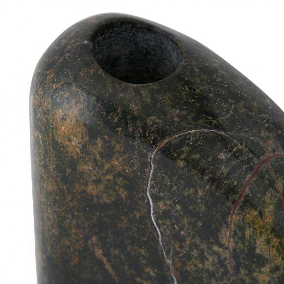 Tom Dixon Boulder Stem Vase Green Marble