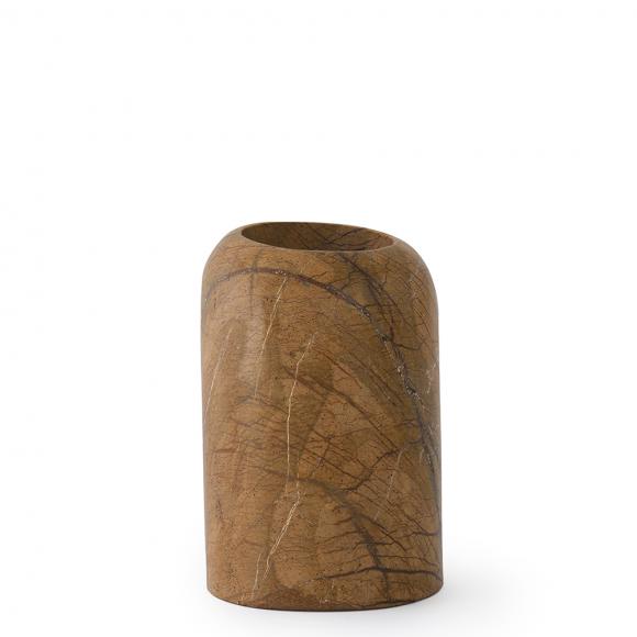 Tom Dixon Boulder Wide Vase Gold Marble