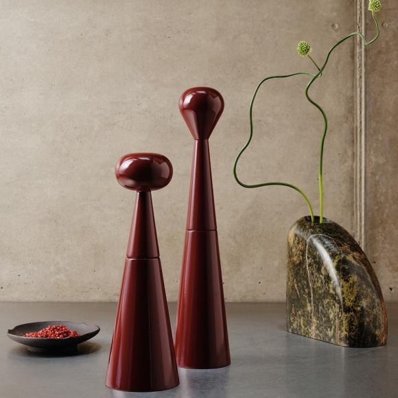 Tom Dixon Mill Burgundy Salt or Pepper Grinder