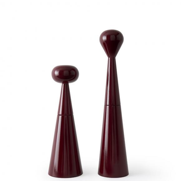 Tom Dixon Mill Burgundy Salt or Pepper Grinder