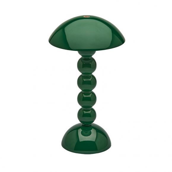 Addison Ross Rechargeable Bobbin LED Portable Lamp Racing Green