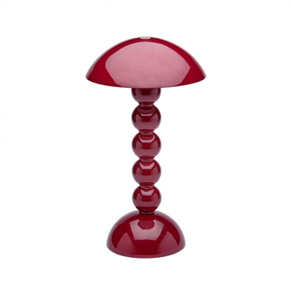 Addison Ross Rechargeable Bobbin LED Portable Lamp Cherry