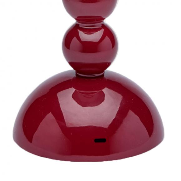 Addison Ross Rechargeable Bobbin LED Portable Lamp Cherry