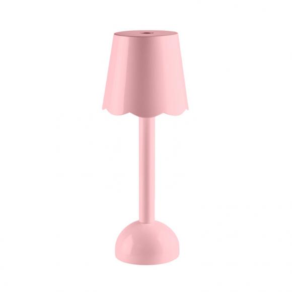 Addison Ross Rechargeable Scallop LED Portable Lamp Pink