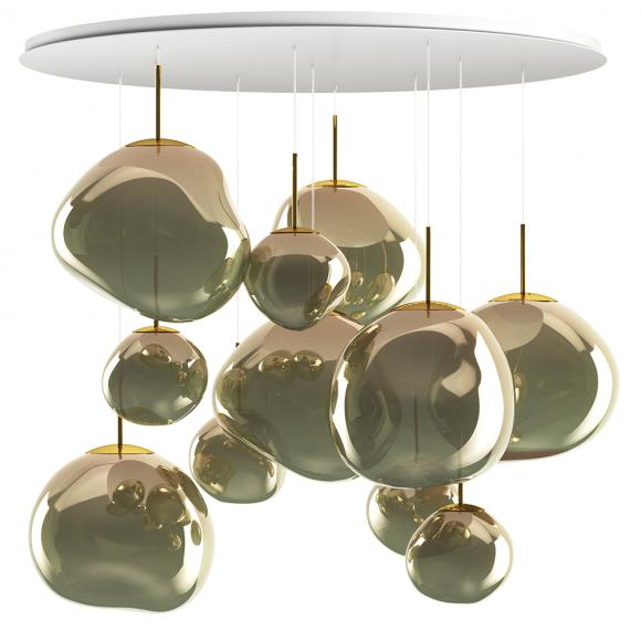 Tom Dixon Melt LED Pendant System MEGA Bronze