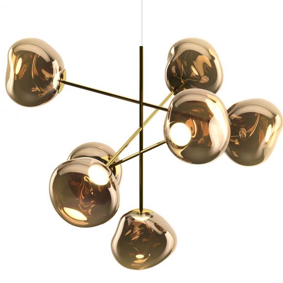 Tom Dixon Melt LED Chandelier Large Bronze