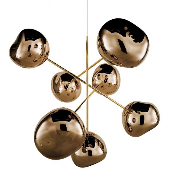 Tom Dixon Melt LED Chandelier Large Bronze