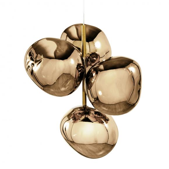 Tom Dixon Melt LED Chandelier Mini Bronze