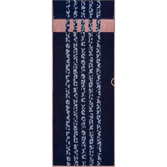Cawo Animal Print Gym Towel Powder Blue
