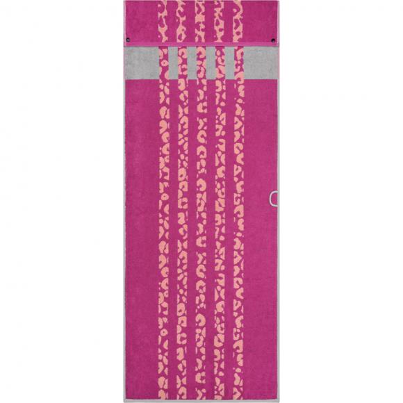 Cawo Animal Print Gym Towel Powder Blue
