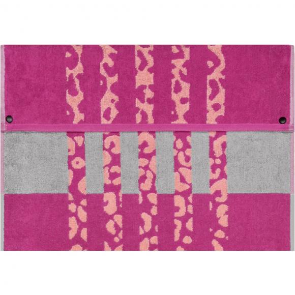 Cawo Animal Print Gym Towel Powder Blue