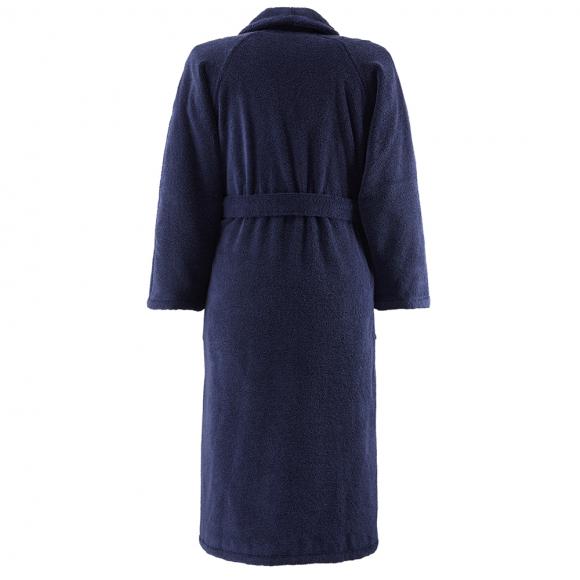 Yves Delorme Apollon Ladies Shawl Bathrobe Marine