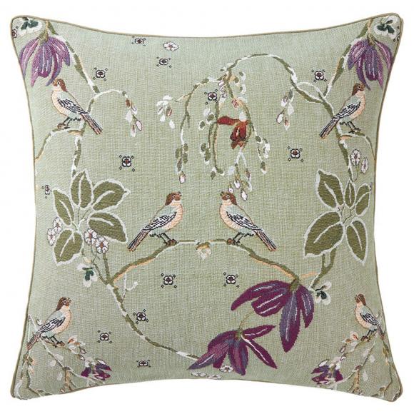 Yves Delorme Rameau Cushion Cover Amande