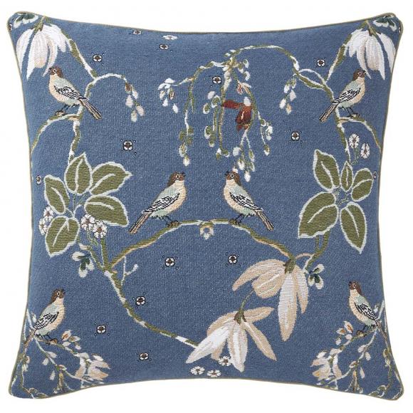 Yves Delorme Rameau Cushion Cover Outremer