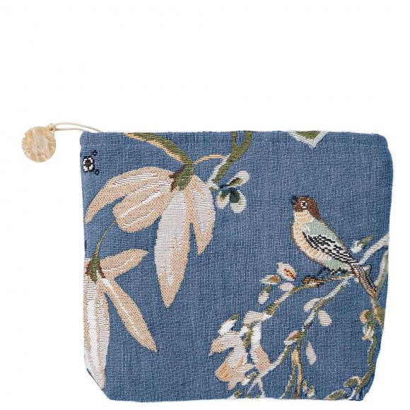 Yves Delorme Rameau Small Tote Bag Outremer