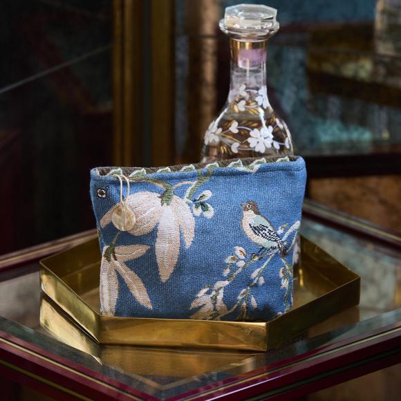 Yves Delorme Rameau Small Tote Bag Outremer