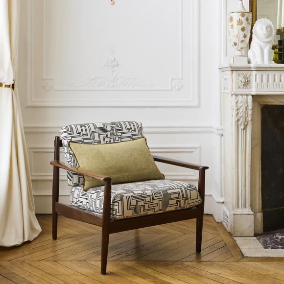 Yves Delorme Aura Cushion Cover Kaki
