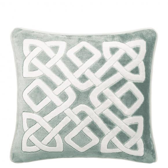 Yves Delorme Entrelac Fjord Cushion Cover