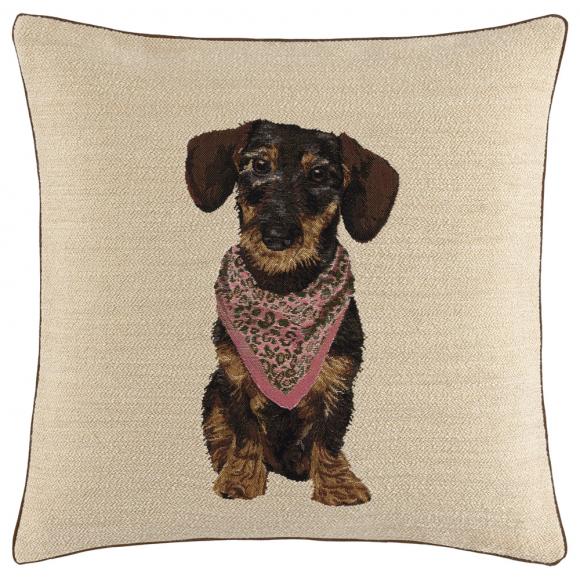 Yves Delorme Octavio Cushion Cover Creme