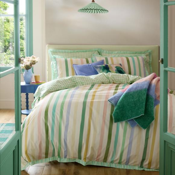 Bluebellgray Sunday Stripe Botanical Greens