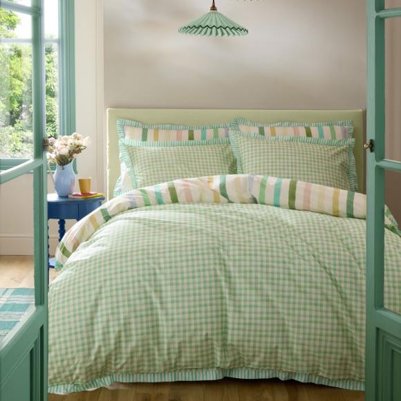 Bluebellgray Sunday Stripe Botanical Greens