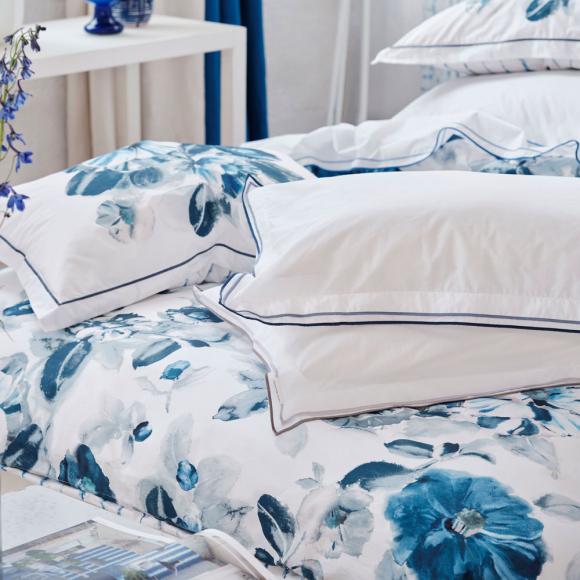 Designers Guild Indigo Flower Duvet Cover Set