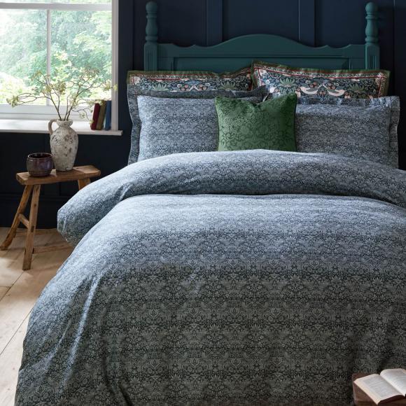 William Morris At Home Midnight Strawberry Thief