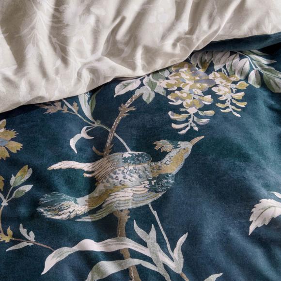 Laura Ashley Attleton Duvet Cover Set Heritage Blue