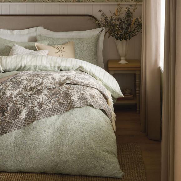Laura Ashley Elmdon Duvet Cover Set Sage