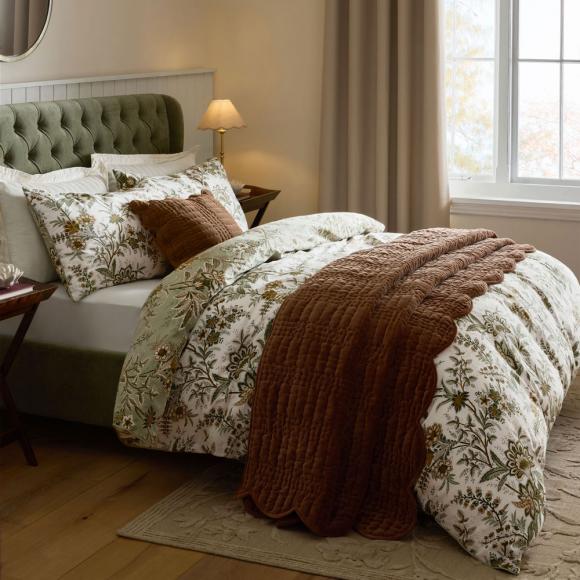 Laura Ashley Marlbrook Duvet Cover Set Sage