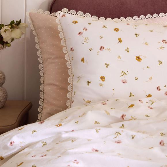 Laura Ashley Neve Floral Duvet Cover Set Plaster Pink