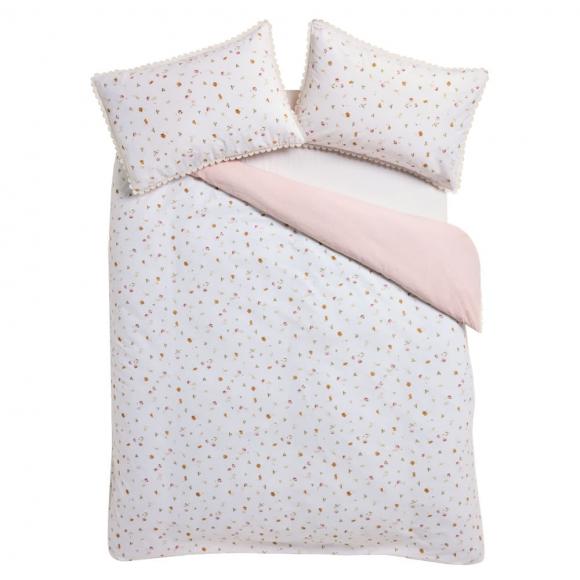 Laura Ashley Neve Floral Duvet Cover Set Plaster Pink