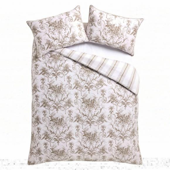 Laura Ashley Tuileries Dark Truffle Duvet Cover Set
