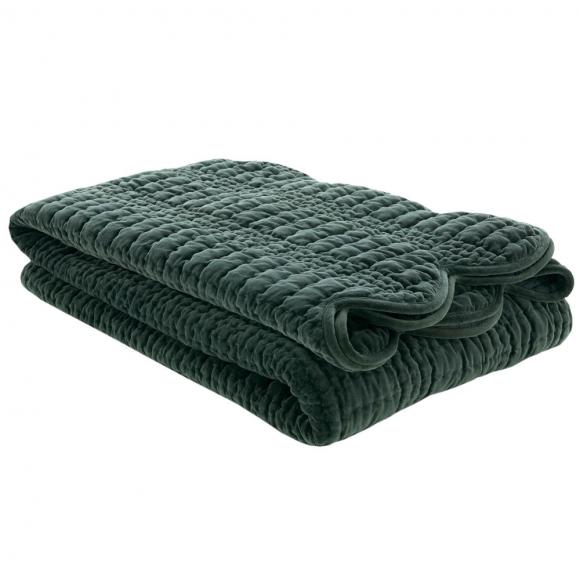 Laura Ashley Brady Scalloped Bedspread Pine Green