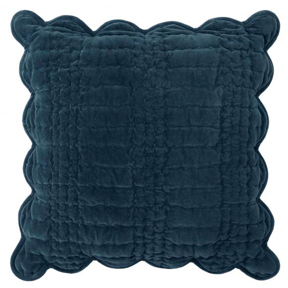 Laura Ashley Brady Scalloped Cushion Navy