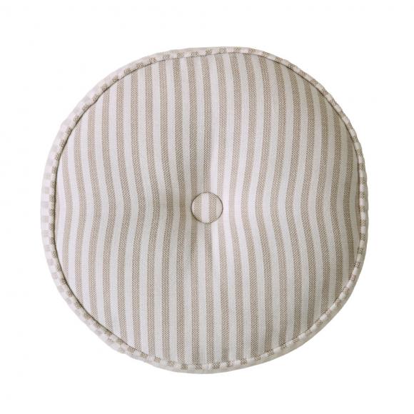 Laura Ashley Cornish Stripe Cushion Natural